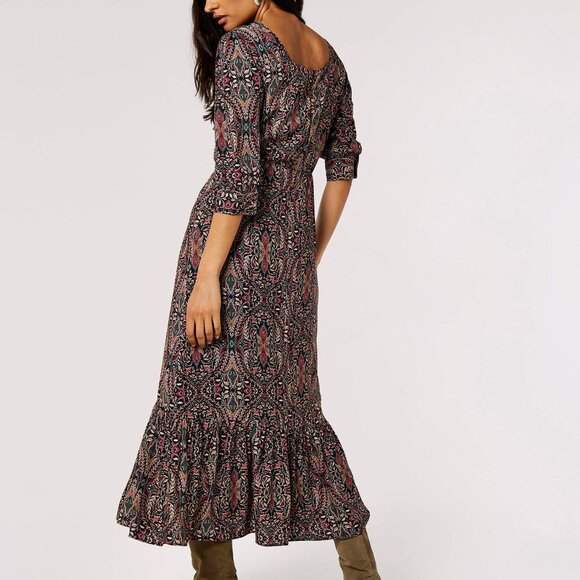 Paisley midi dress NWT - Picture 10 of 13